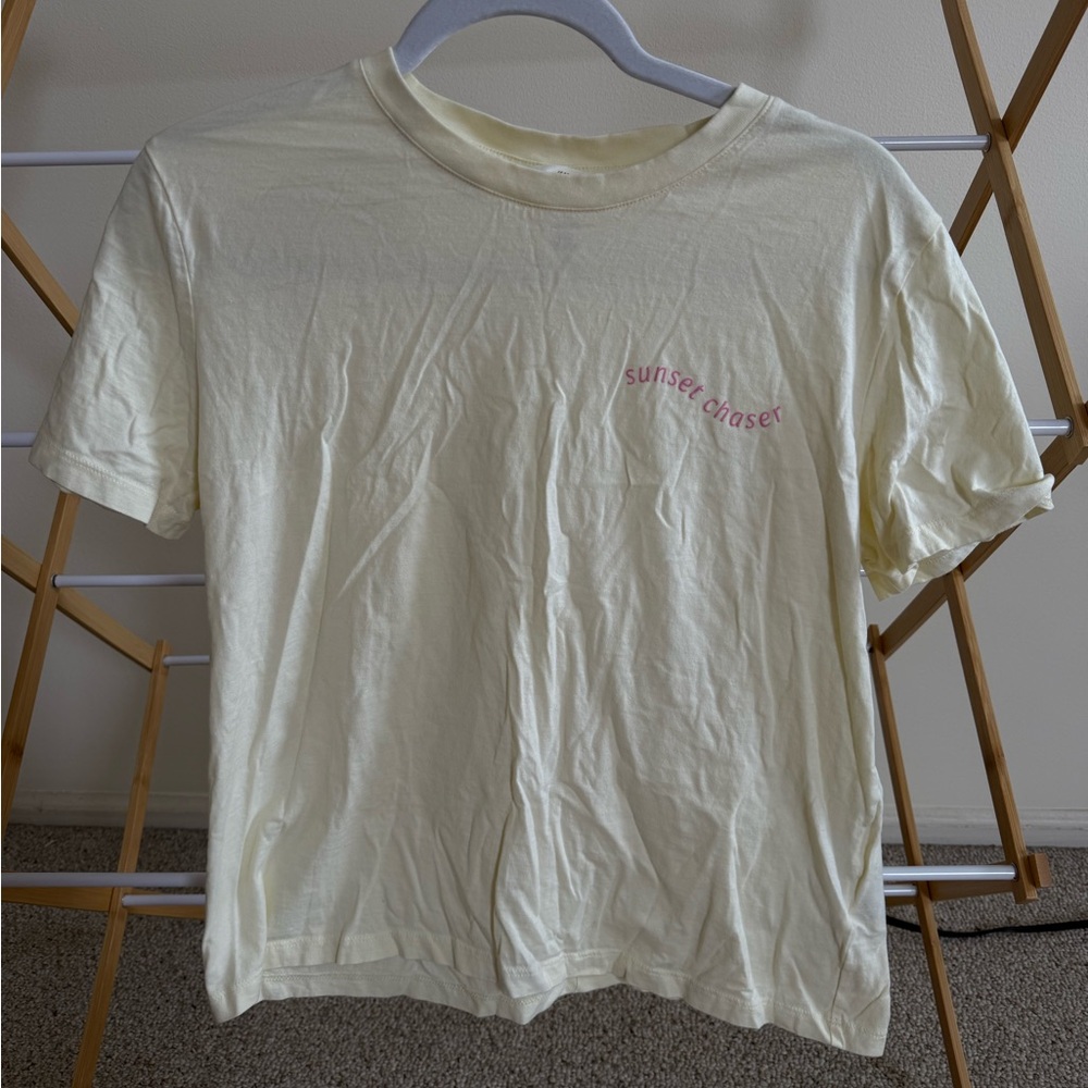 H&M Butter Yellow T-Shirt